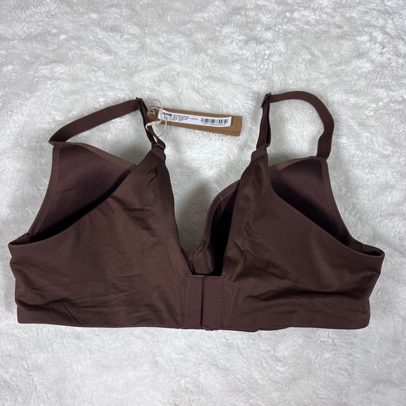 SKIMS Smoothing Intimates Full Coverage Lightly Lined Bra Cocoa 34B BA-TSH-4655 - Picture 4 of 9
